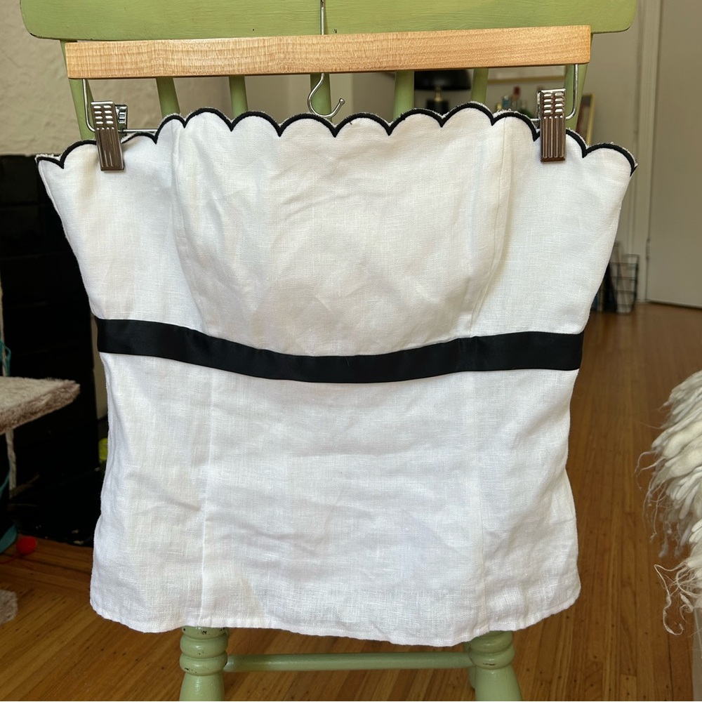 Reformation Evelyn Linen Top